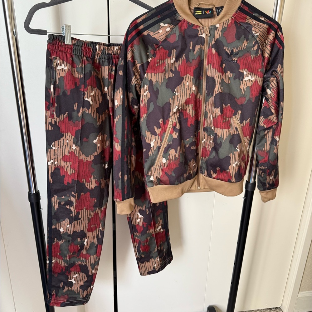 Adidas Hu Hiking x Pharrell Williams Camouflage Tracksuit - Size S